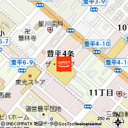 ザ・ビッグ豊平店付近の地図