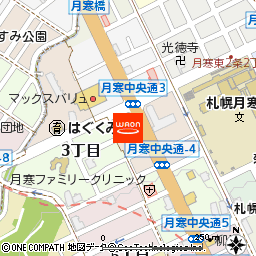 ノースステーション付近の地図