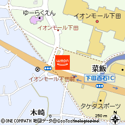 GATERA下田付近の地図