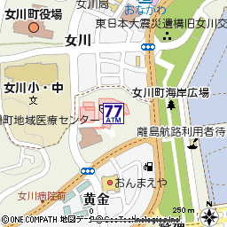 女川町地域医療センター付近の地図