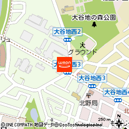 セラーズ大谷地店付近の地図