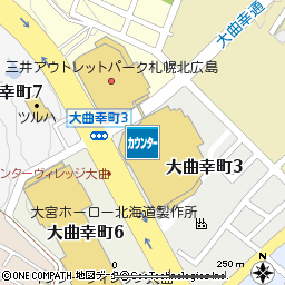 三井アウトレットパーク札幌北広島カードデスク付近の地図