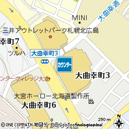 三井アウトレットパーク札幌北広島カードデスク付近の地図