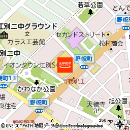 ザ・ビッグ江別店付近の地図