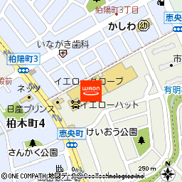 マックスバリュ恵庭店付近の地図