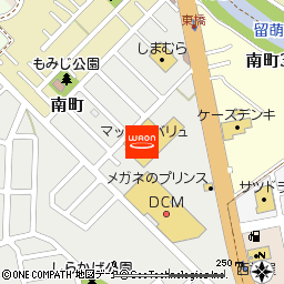 ぴくちゃーBOX留萌店付近の地図