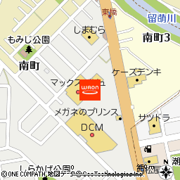 マックスバリュ留萌店付近の地図