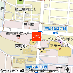 みゅうじっくはうす歌屋 旭川豊岡店付近の地図